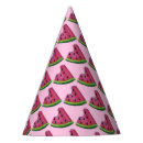 Search for watermelon paper party hats Pink