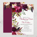 Search for harvest dinner invitations Burgundy
