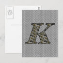 Search for monogram k postcards Initial