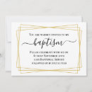 Search for geometric christening invitations Christian