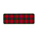 Search for red and green return address labels Scottish