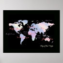 Search for pink world map posters For her