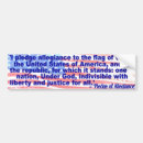 Search for pledges bumper stickers Flag