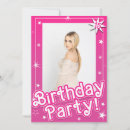 Search for pretty in pink birthday invitations Cute