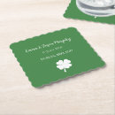 Search for irish wedding coasters Shamrock