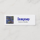 Search for monet business cards Waterlilies