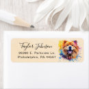 Search for chow return address labels Pet