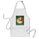 Search for holiday text aprons Santa