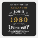 Search for 1980s party stickers For him