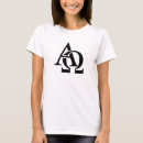 Search for greek alphabet tshirts Alpha and omega