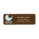 Search for carriage return address labels Baby shower