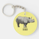 Search for rhinoceros key rings Horn