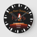 Search for christmas clocks Mr and mrs