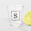 Search for monogram shot glasses Best man