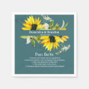 Search for sunflower wedding napkins Green