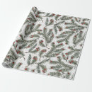 Search for evergreen wrapping paper Botanical