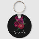 Search for gothic round key rings Floral