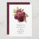 Search for burgundy engagement party invitations Roses
