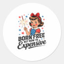 Search for funny patriotic stickers Red white and blue