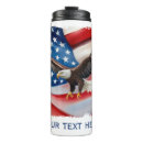 Search for bald eagle travel mugs Red white and blue