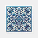 Search for blue tile napkins Geometric