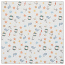 Search for coral and blue fabric Nautical