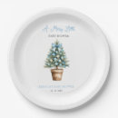 Search for blue christmas plates Baby boy