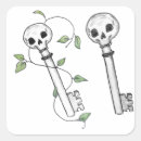 Search for skeleton key stickers Black and white