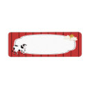 Search for black white cow return address labels Farm animal