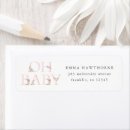 Search for oh baby return address labels Pink