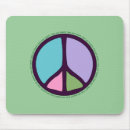 Search for peace sign mousepads Retro