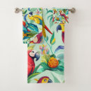 Search for parrot bath towels Colourful