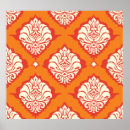 Search for orange damask posters Background