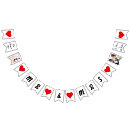 Search for elegant bunting flags Heart