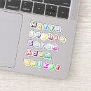 Search for retro colour stickers For kids