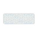 Search for chevron return address labels Watercolor