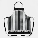 Search for gothic skull aprons Black and white