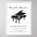 Search for black white music posters Piano