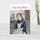 Search for impressionist cards Girl