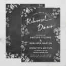 Search for chalkboard rehearsal dinner invitations Floral