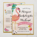 Search for flamingo hens party invitations Itinerary