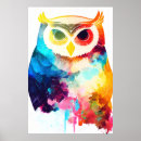 Search for owl paintings posters Nature