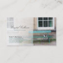Search for friendship business cards Blue