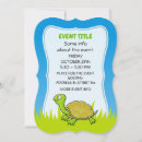 Search for cartoon turtle invitations Cute