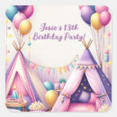 Search for teepee stickers Birthday