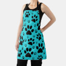 Search for paw aprons Black and white