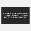 Search for garage stickers Funny