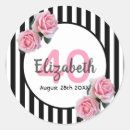 Search for black striped stickers Black and white