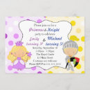 Search for knight birthday invitations Princess