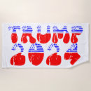 Search for president trump beach towels Patriotic
